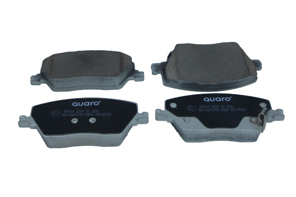 Diskinių stabdžių trinkelių rinkinys QUARO QP0024