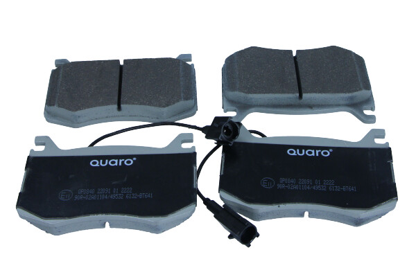 Diskinių stabdžių trinkelių rinkinys QUARO QP0840