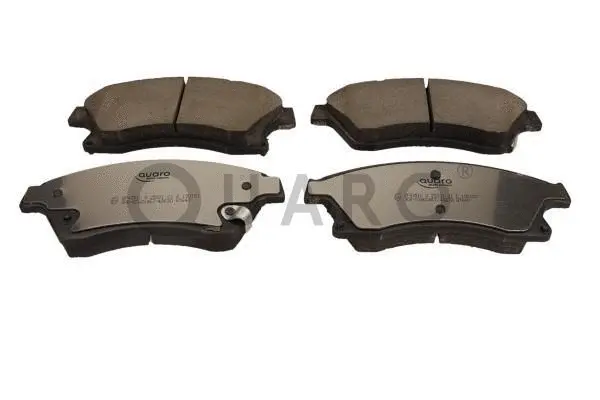 Diskinių stabdžių trinkelių rinkinys QUARO QP4351C