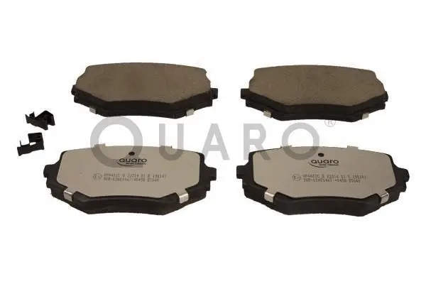 Diskinių stabdžių trinkelių rinkinys QUARO QP4402C