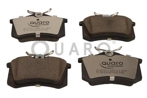 Diskinių stabdžių trinkelių rinkinys QUARO QP7107C