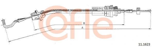 Akceleratoriaus trosas COFLE 11.1623