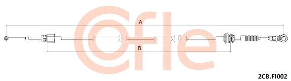 Neautomatinės transmisijo trosas COFLE 2CB.FI002