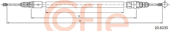 Stovėjimo stabdžio trosas COFLE 92.10.6235