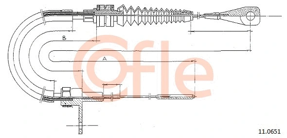 Akceleratoriaus trosas COFLE 92.11.0651