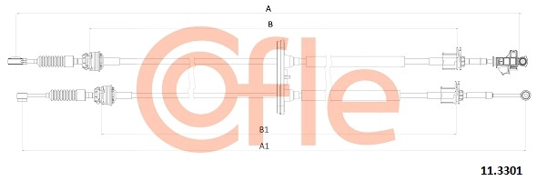Neautomatinės transmisijo trosas COFLE 92.11.3301