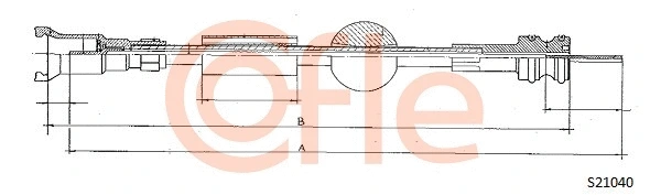Tachometro velenas COFLE 92.S21040