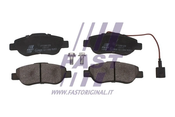 Diskinių stabdžių trinkelių rinkinys FAST FT29123