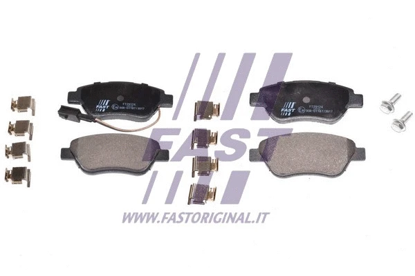 Diskinių stabdžių trinkelių rinkinys FAST FT29124