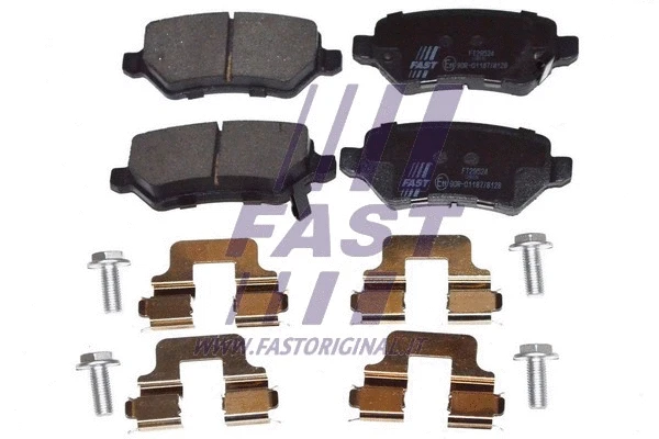 Diskinių stabdžių trinkelių rinkinys FAST FT29524