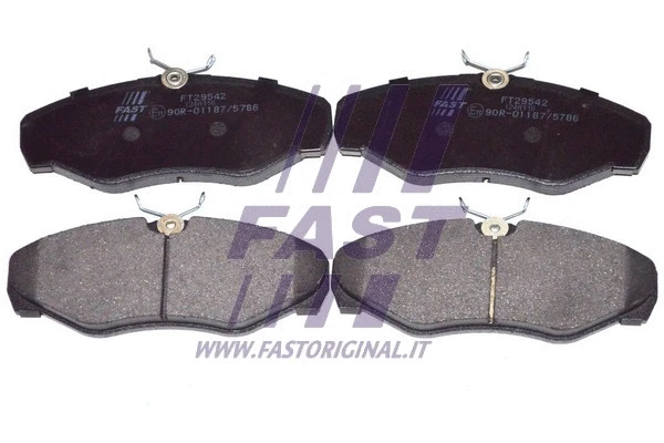 Diskinių stabdžių trinkelių rinkinys FAST FT29542