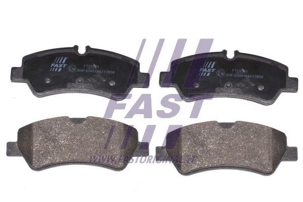 Diskinių stabdžių trinkelių rinkinys FAST FT29545