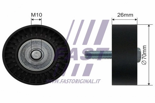Diržo įtempiklio skriemulys FAST FT44530