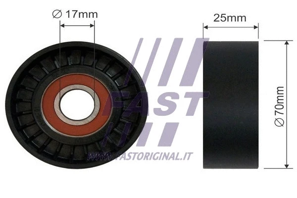Diržo įtempiklio skriemulys FAST FT44551