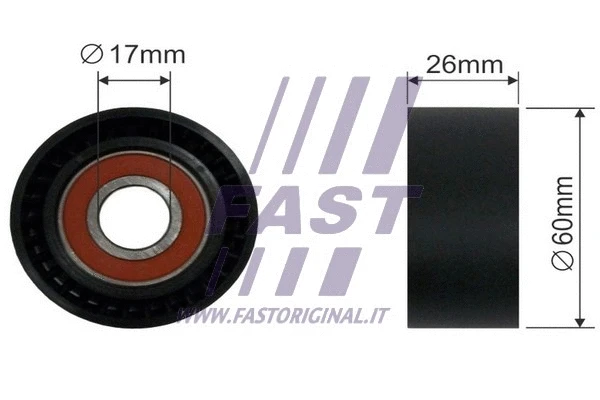 Diržo įtempiklio skriemulys FAST FT44565