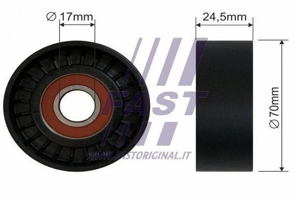 Diržo įtempiklio skriemulys FAST FT44570