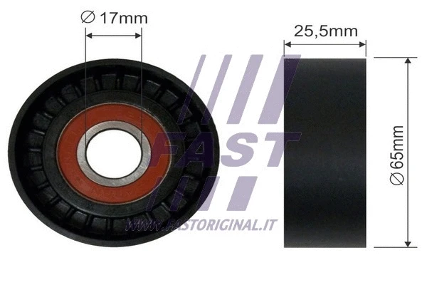 Diržo įtempiklio skriemulys FAST FT44574