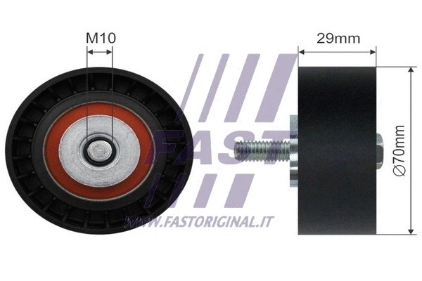 Diržo įtempiklio skriemulys FAST FT44575