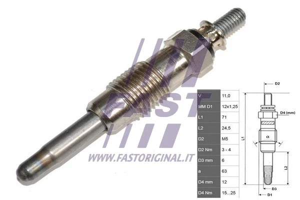 Pakaitinimo žvakė FAST FT82710