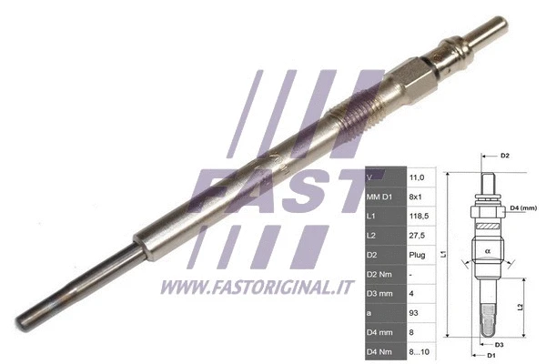 Pakaitinimo žvakė FAST FT82720