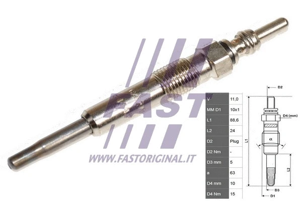 Pakaitinimo žvakė FAST FT82726