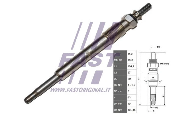 Pakaitinimo žvakė FAST FT82732