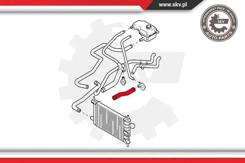 Radiatoriaus žarna ESEN SKV 24SKV348