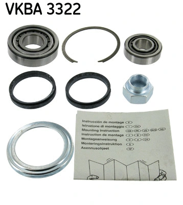 Rato guolio komplektas SKF VKBA 3322