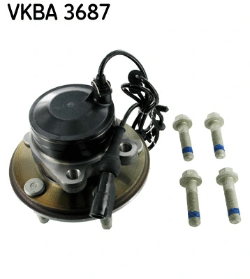 Rato guolio komplektas SKF VKBA 3687