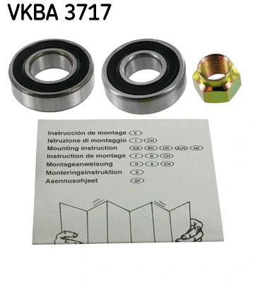 Rato guolio komplektas SKF VKBA 3717