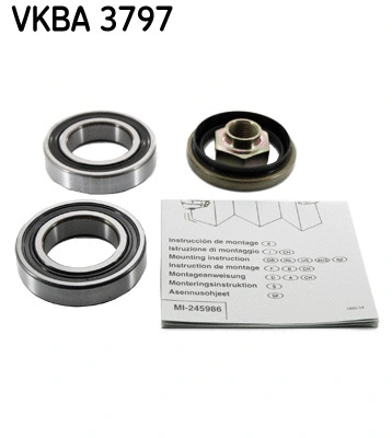 Rato guolio komplektas SKF VKBA 3797