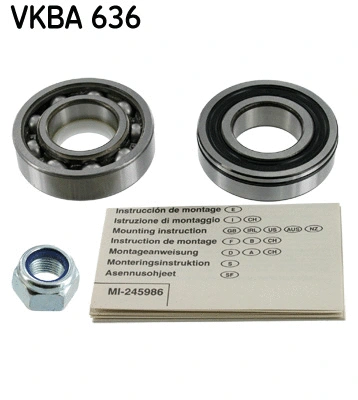 Rato guolio komplektas SKF VKBA 636