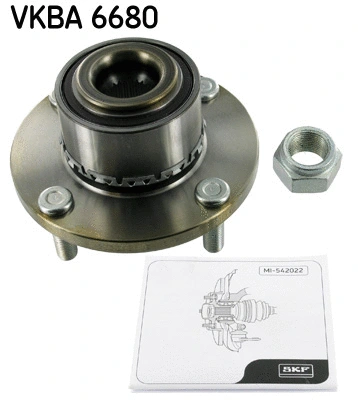 Rato guolio komplektas SKF VKBA 6680