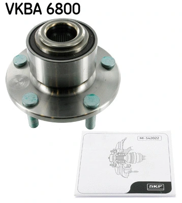 Rato guolio komplektas SKF VKBA 6800
