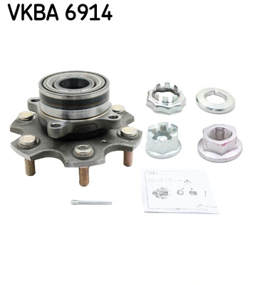Rato guolio komplektas SKF VKBA 6914