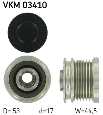 Kint. sr. generatoriaus laisvos eigos sankaba SKF VKM 03410