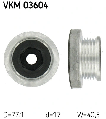 Kint. sr. generatoriaus laisvos eigos sankaba SKF VKM 03604