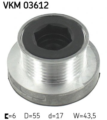 Kint. sr. generatoriaus laisvos eigos sankaba SKF VKM 03612