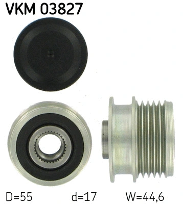 Kint. sr. generatoriaus laisvos eigos sankaba SKF VKM 03827