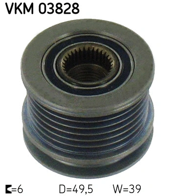 Kint. sr. generatoriaus laisvos eigos sankaba SKF VKM 03828