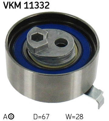 Paskirstymo diržo įtempiklio skriemulys SKF VKM 11332