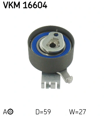 Paskirstymo diržo įtempiklio skriemulys SKF VKM 16604