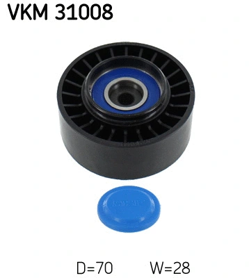 Diržo įtempiklio skriemulys SKF VKM 31008
