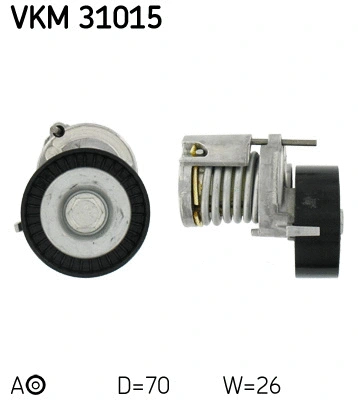 Diržo įtempiklio skriemulys SKF VKM 31015