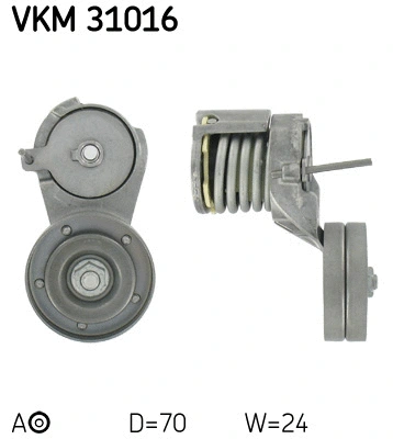 Diržo įtempiklio skriemulys SKF VKM 31016