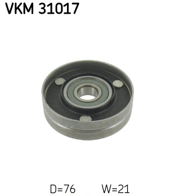 Diržo įtempiklio skriemulys SKF VKM 31017