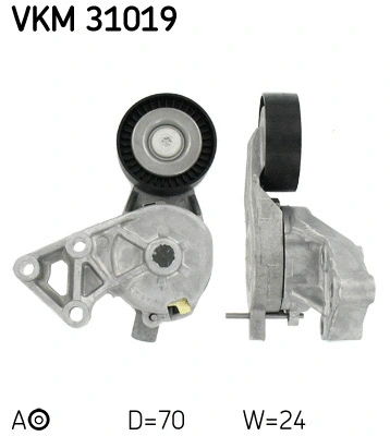 Diržo įtempiklio skriemulys SKF VKM 31019