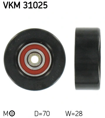 Diržo įtempiklio skriemulys SKF VKM 31025