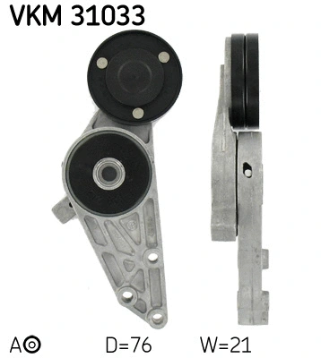 Diržo įtempiklio skriemulys SKF VKM 31033