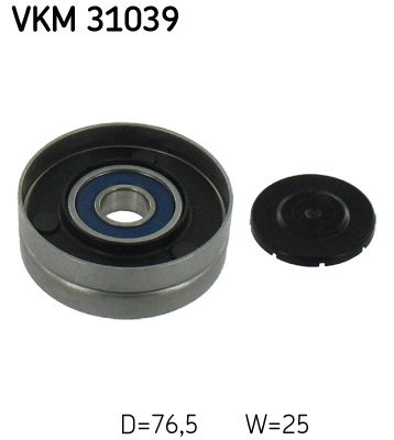 Diržo įtempiklio skriemulys SKF VKM 31039